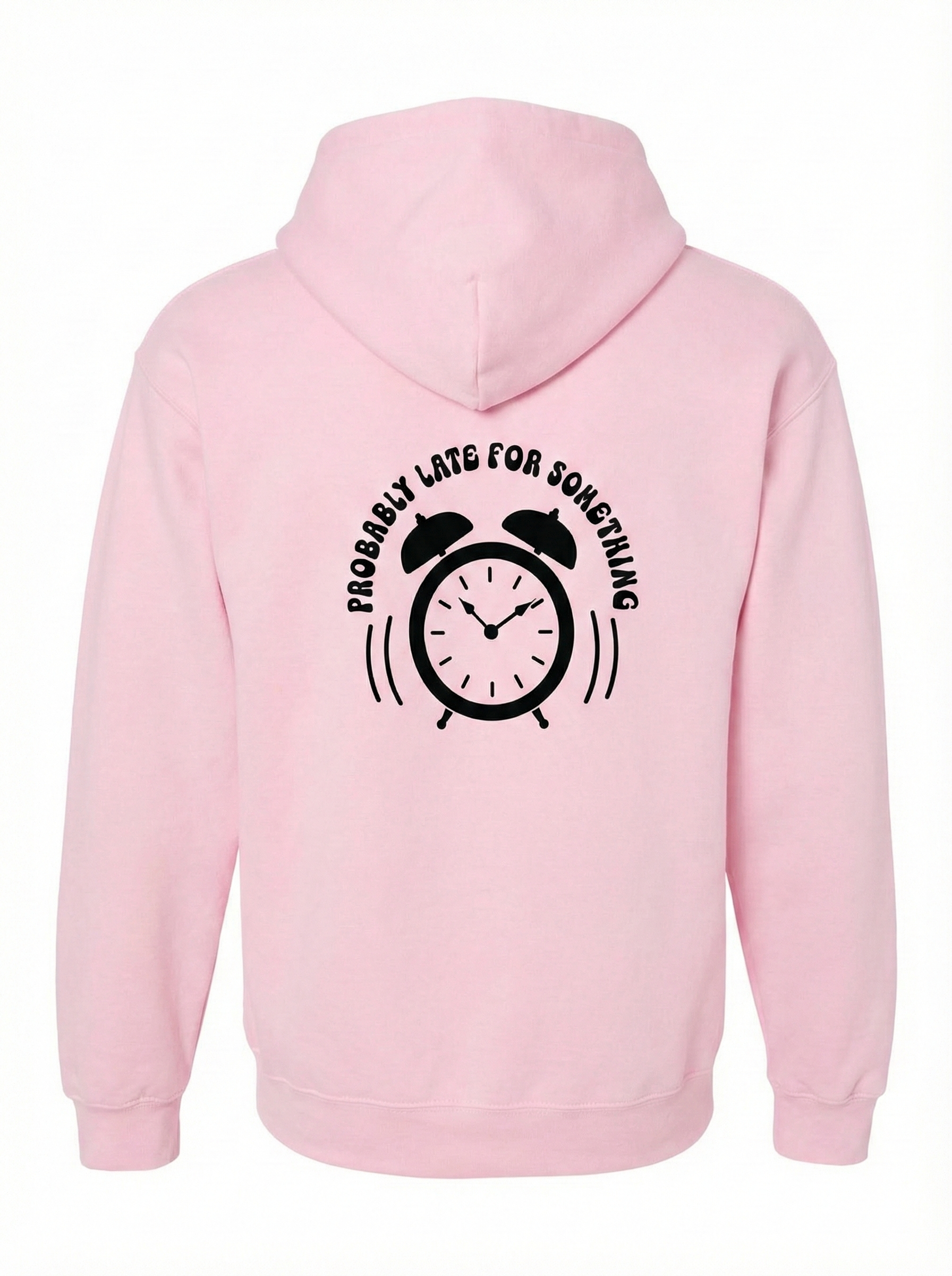 Hooded Sweatshirt Graphic Design "Leadership Skills" - Pink Pastel