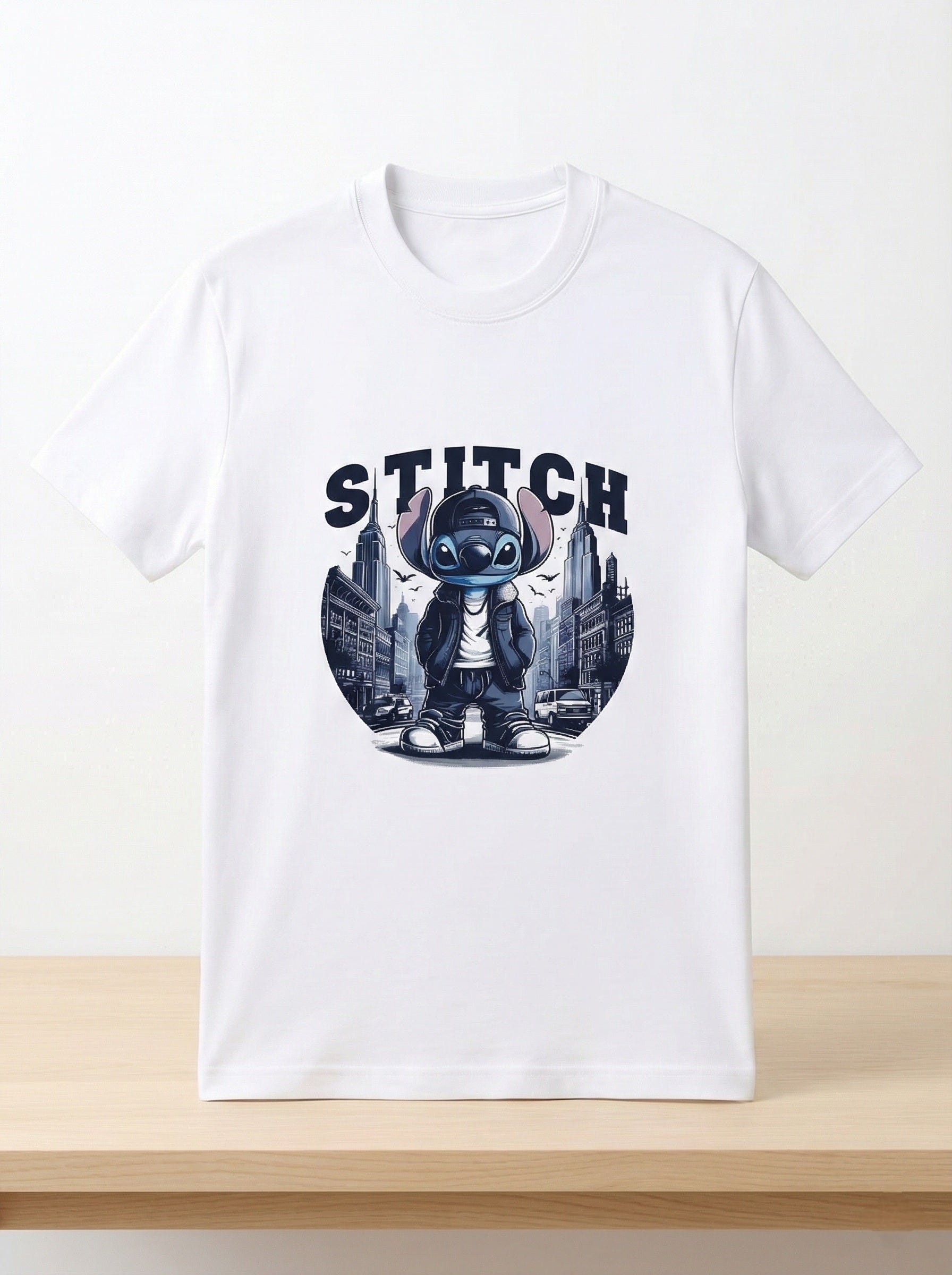 Stitch "Urban Flow" T-shirt – Streetwear Edition